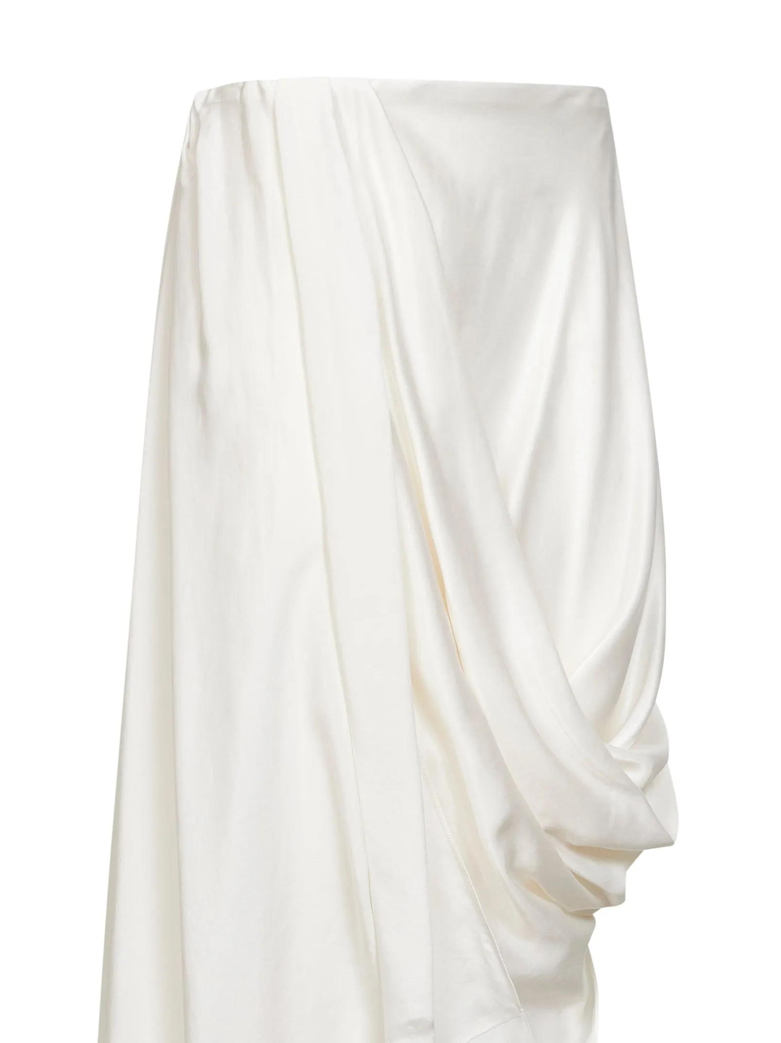 Midi Skirt Off-White Cupro sold by Lord & Taylor product image thumbnail 3