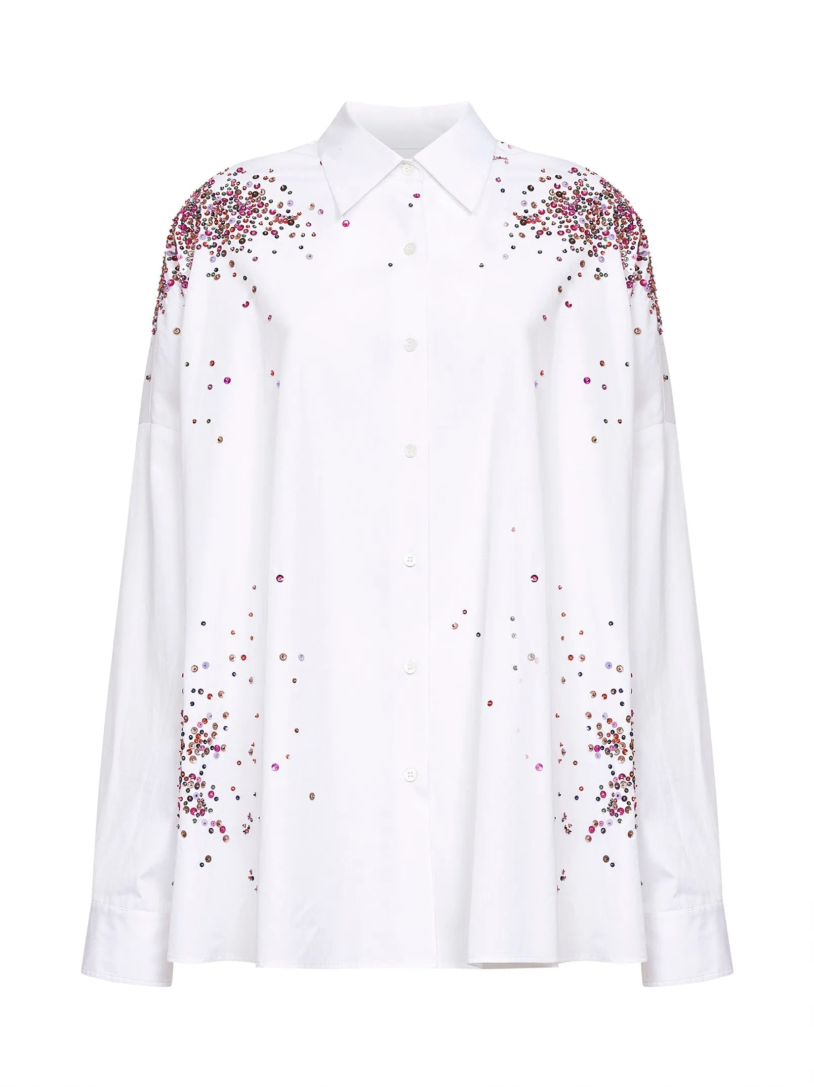 Shirt Cocoon White Poplin sold by Lord & Taylor