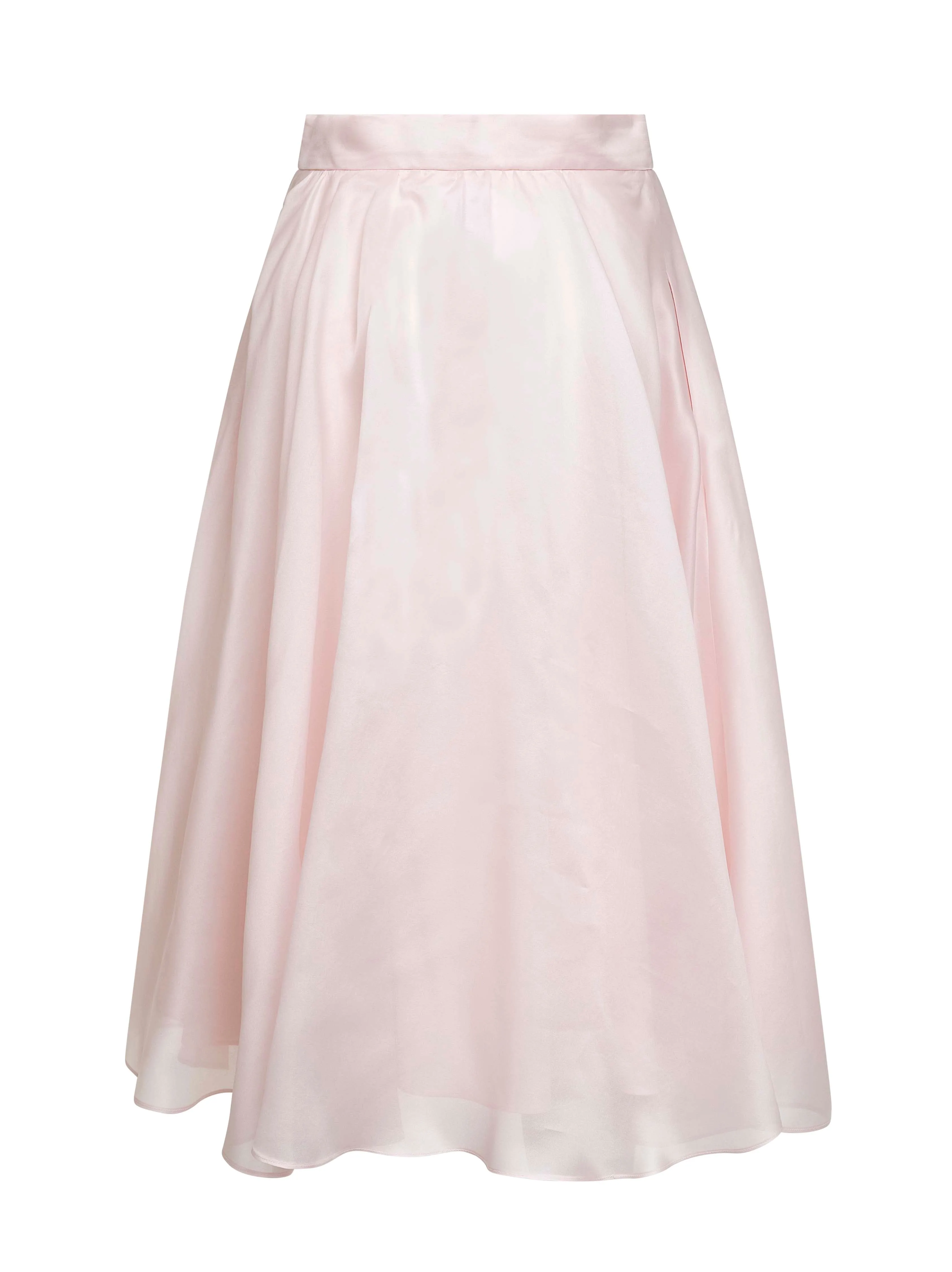 Midi Full Skirt Pink Silk Organza sold by Lord & Taylor product image thumbnail 2