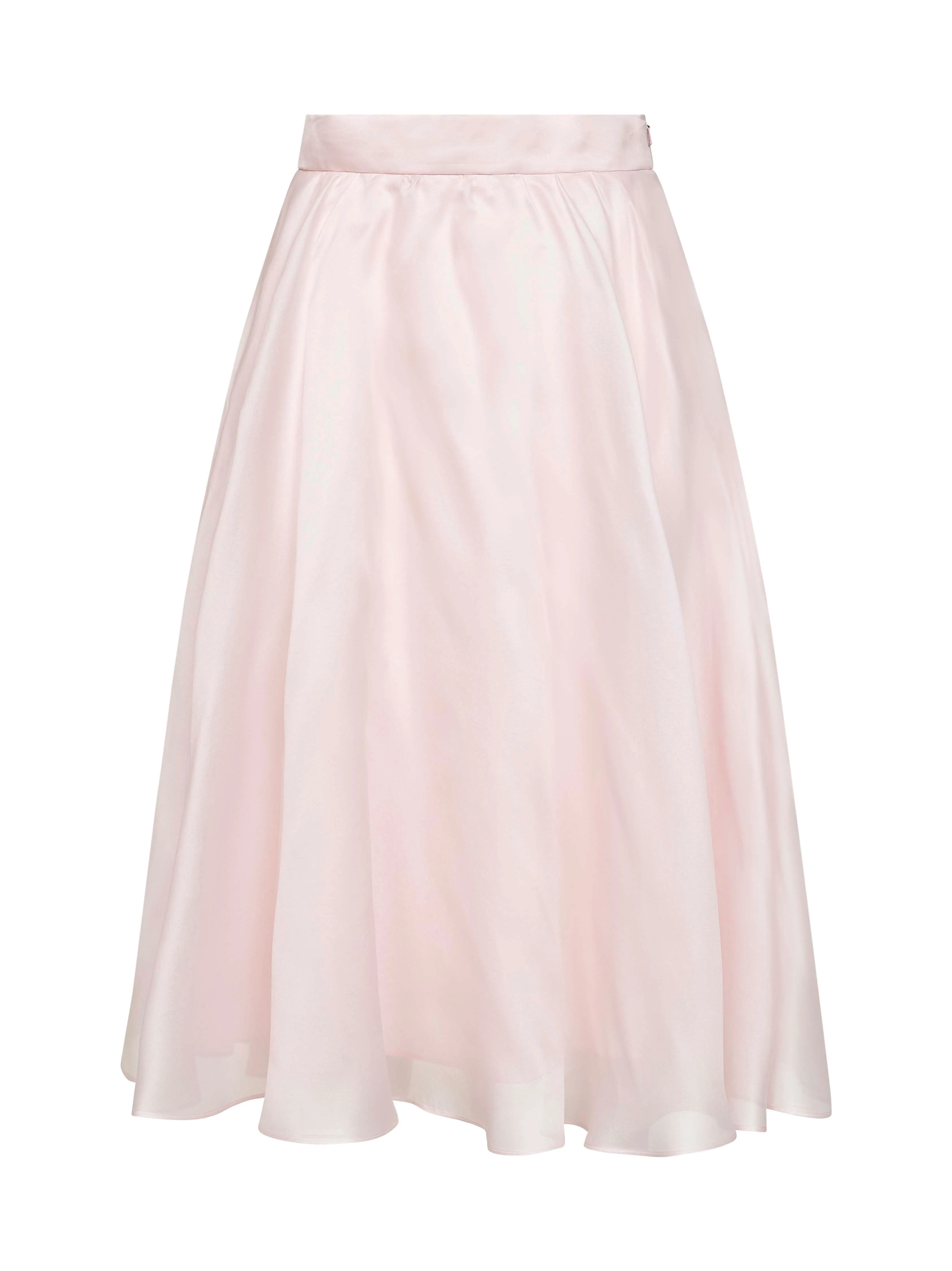 Midi Full Skirt Pink Silk Organza sold by Lord & Taylor