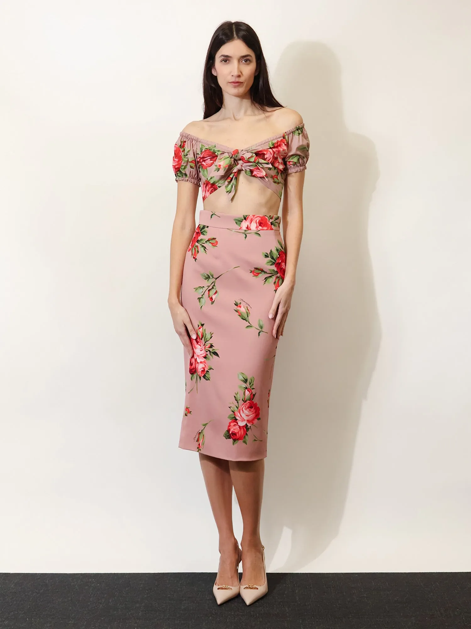 Floral Print Silk Long Skirt sold by Lord & Taylor product image thumbnail 2