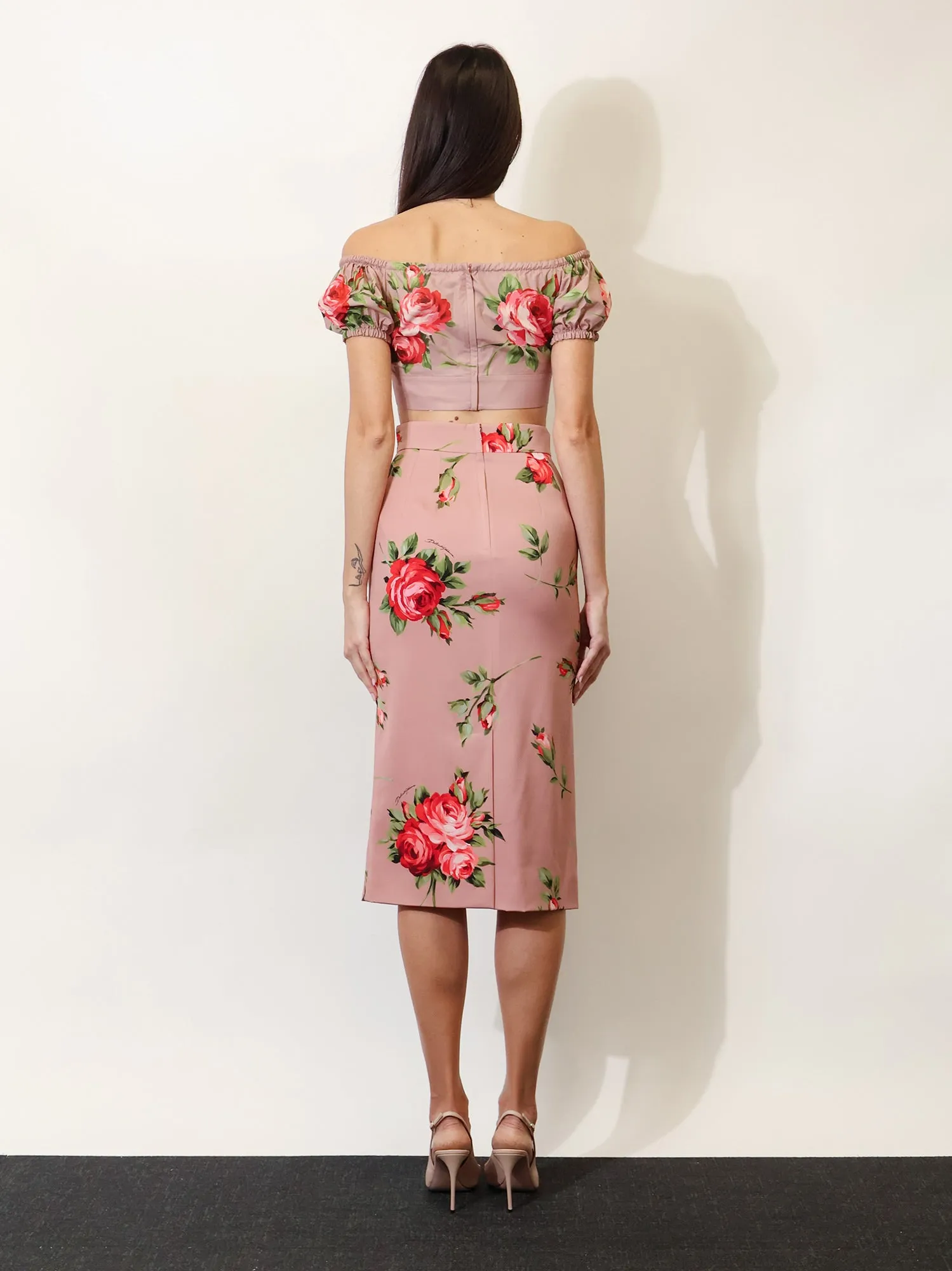 Floral Print Silk Long Skirt sold by Lord & Taylor product image thumbnail 3