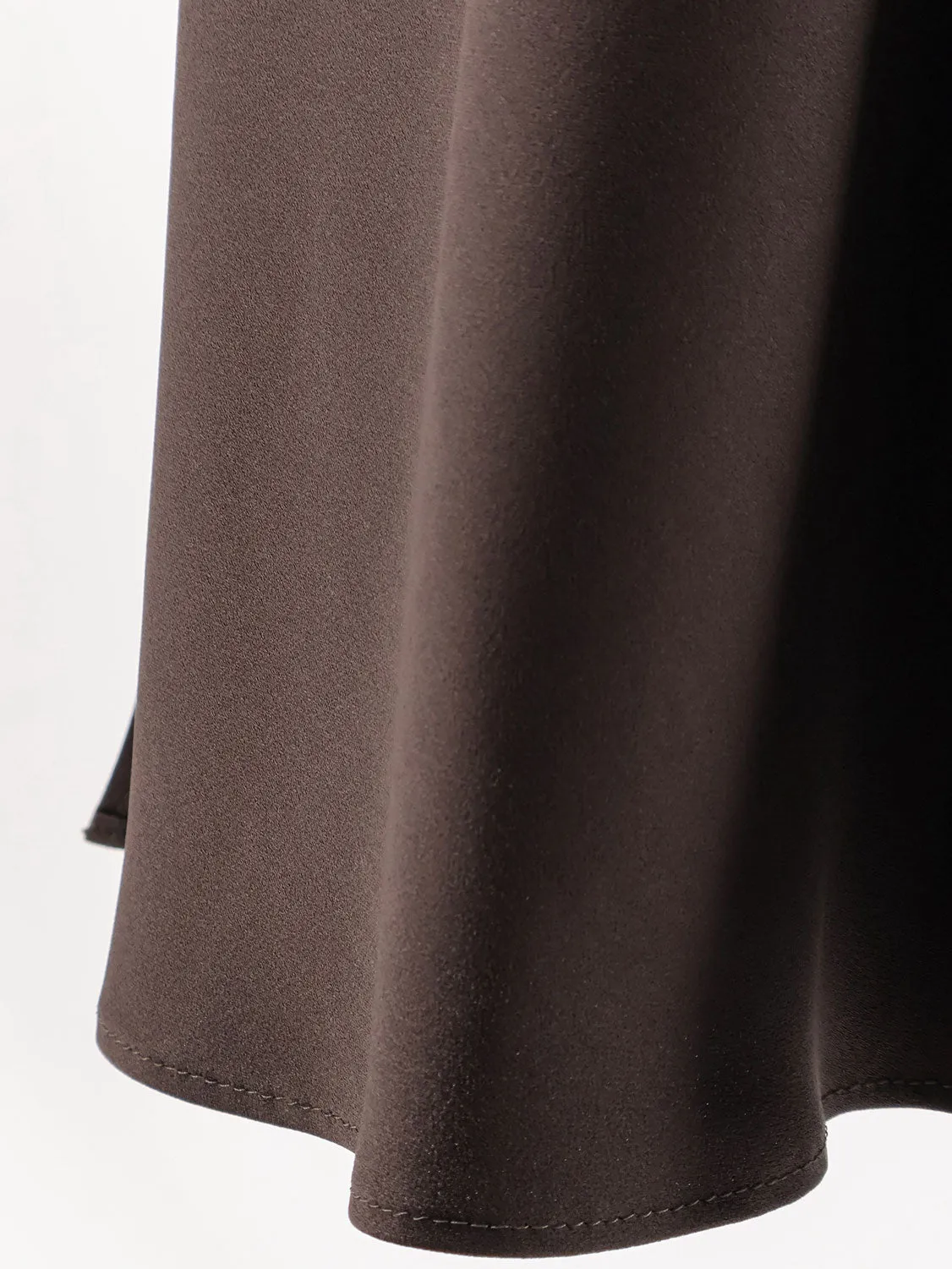 Satin Long Skirt Brown sold by Lord & Taylor product image thumbnail 3