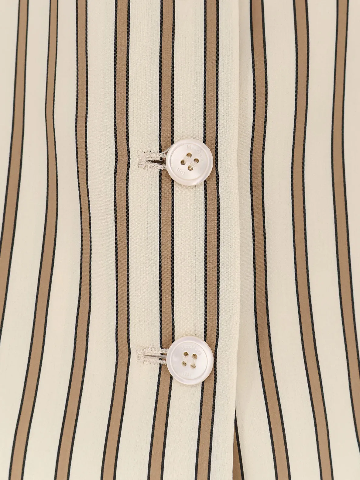 Vest Striped Cotton-Silk Beige sold by Lord & Taylor product image thumbnail 4