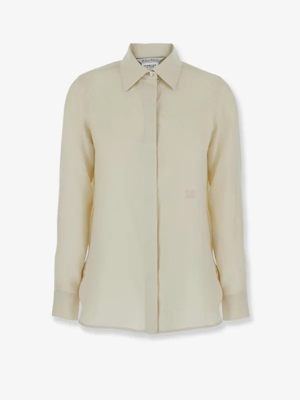 Shirt Vissuto Linen Beige made by MaxMara