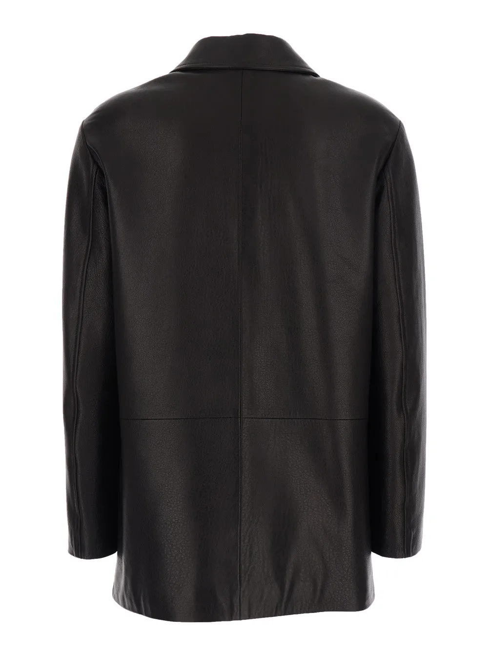 Jacket Dark Brown Grained Leather sold by Lord & Taylor product image thumbnail 2