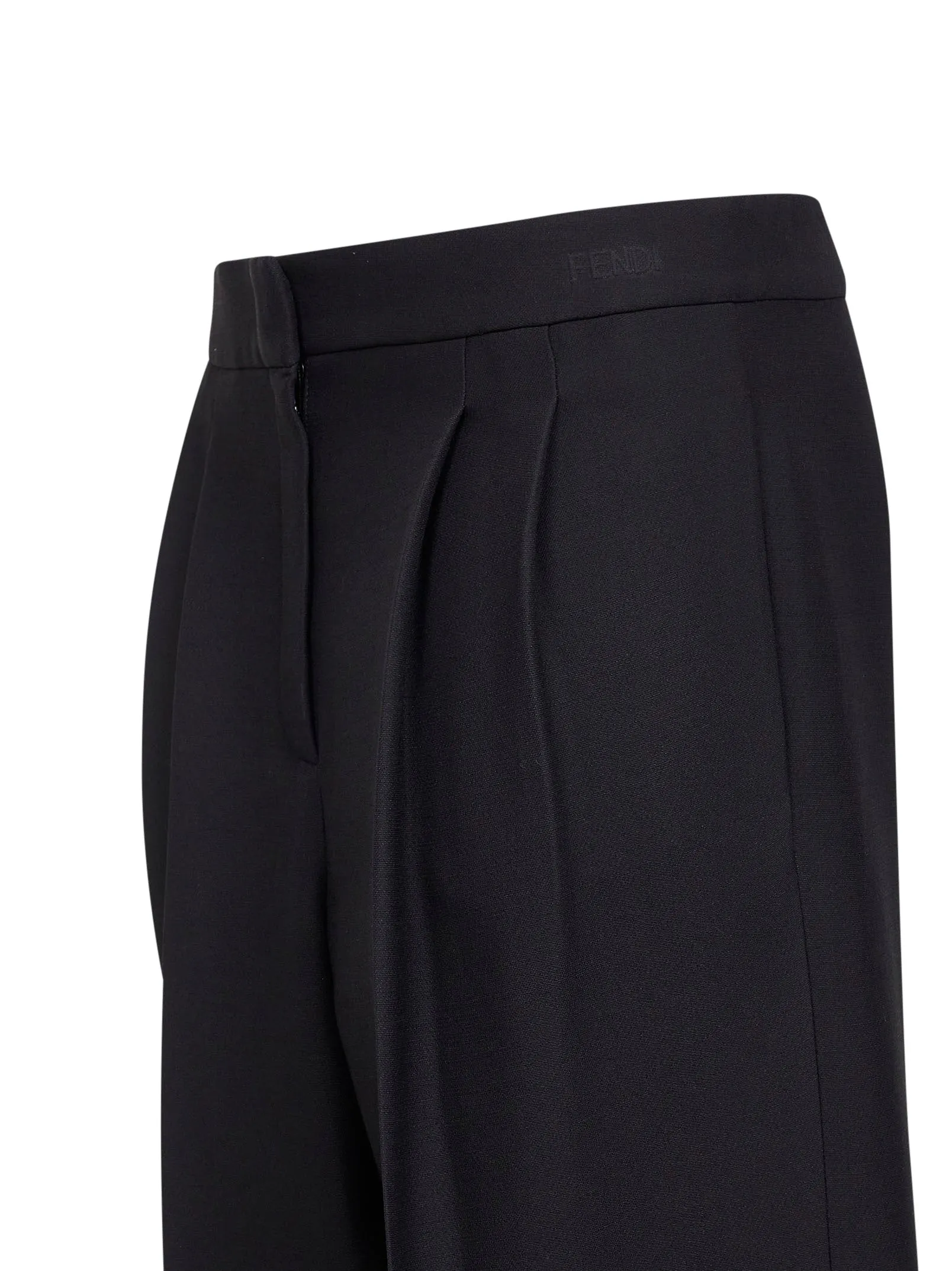 Black Wool and Silk Pajama-Style Trousers sold by Lord & Taylor product image thumbnail 3