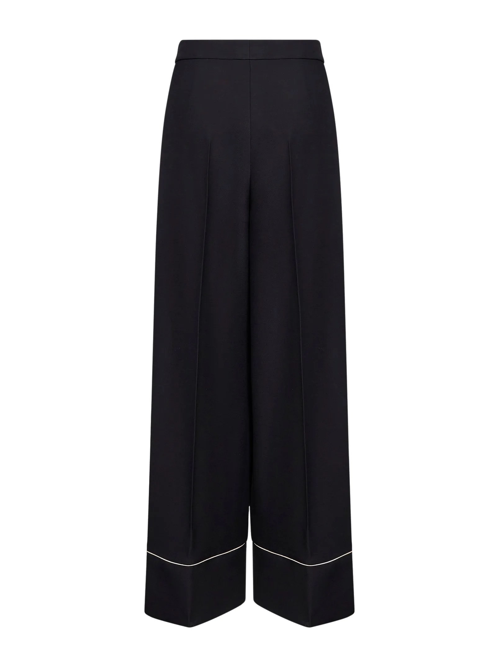 Black Wool and Silk Pajama-Style Trousers sold by Lord & Taylor product image thumbnail 2