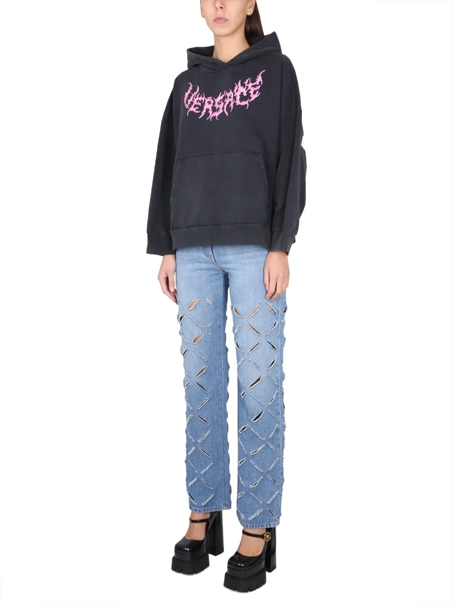 Hooded Sweatshirt with Logo sold by Lord & Taylor product image thumbnail 2