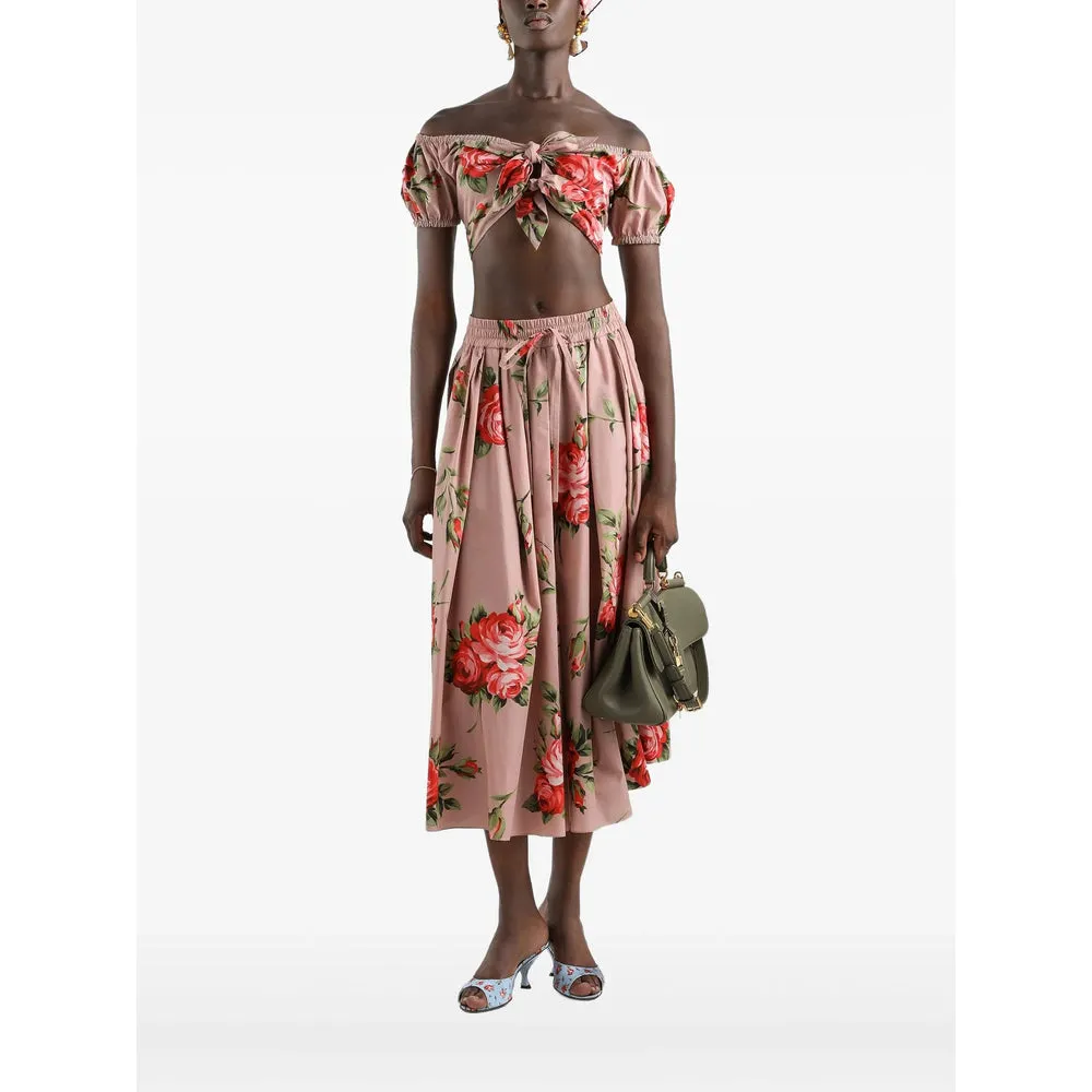 Top Off-Shoulder Pink/Red sold by Lord & Taylor
