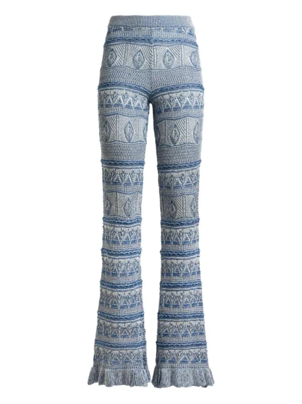 Trousers Light Blue made by Etro