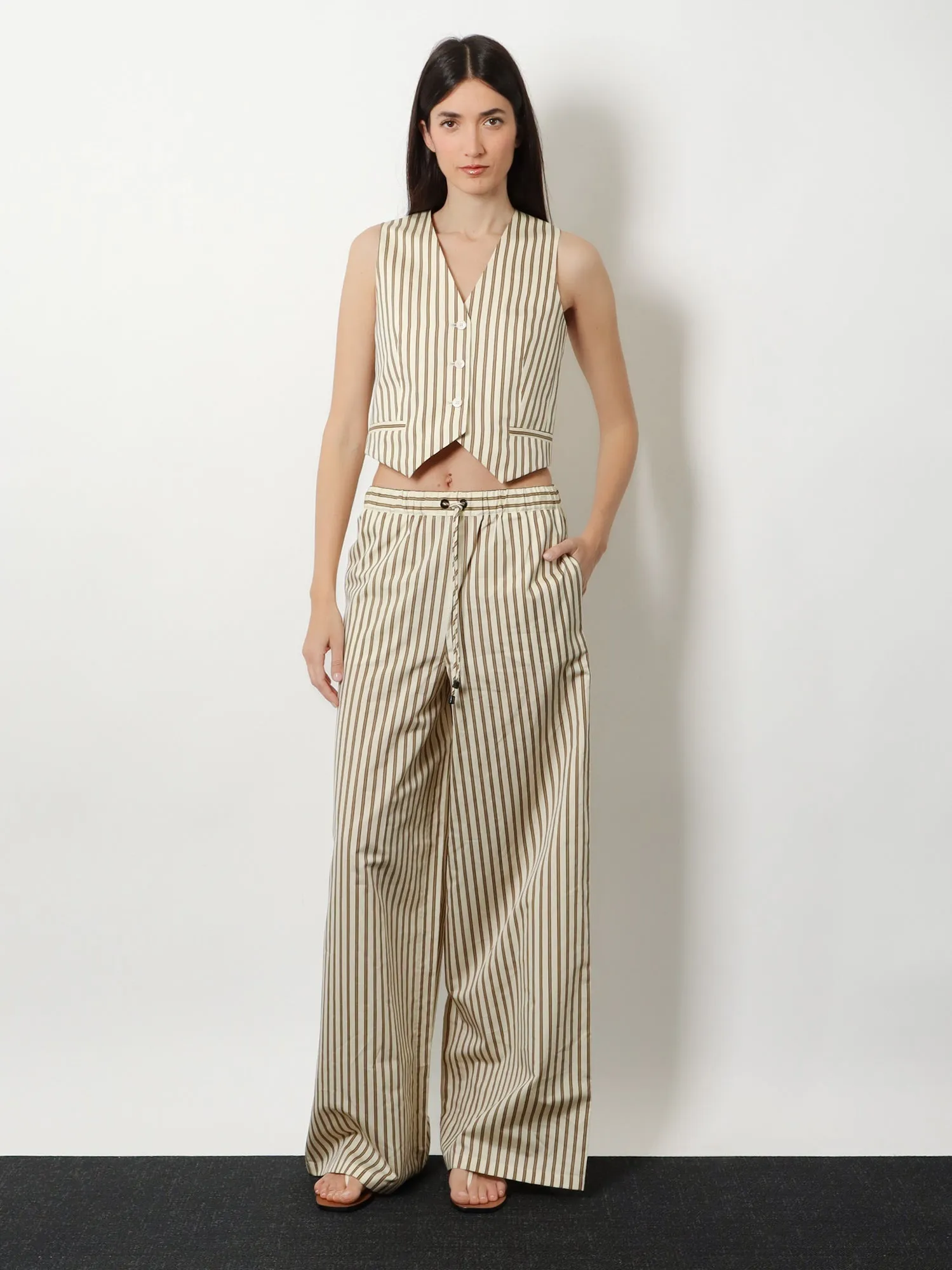 Cotton and Silk Trousers sold by Lord & Taylor product image thumbnail 3