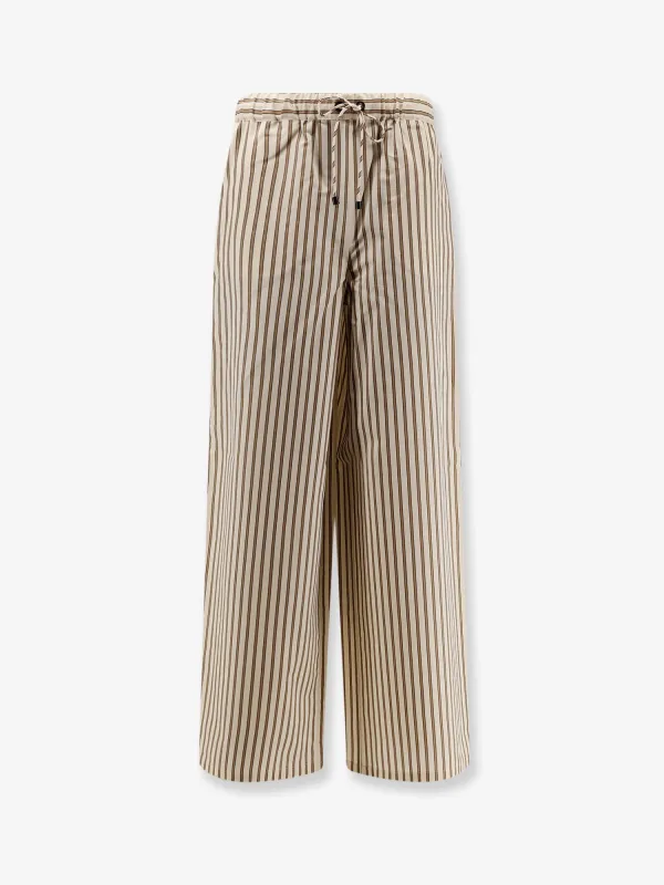 Cotton and Silk Trousers made by MaxMara