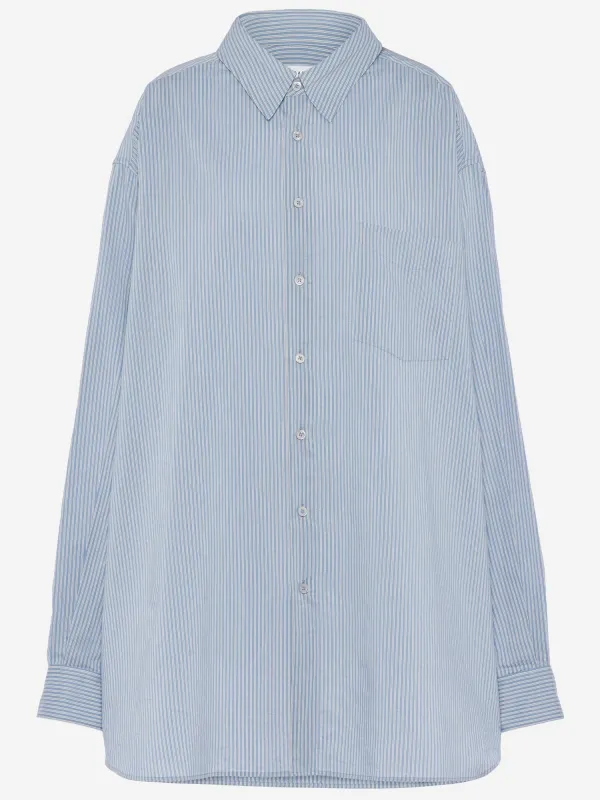 Oversized Cotton and Silk Shirt made by Maison Margiela