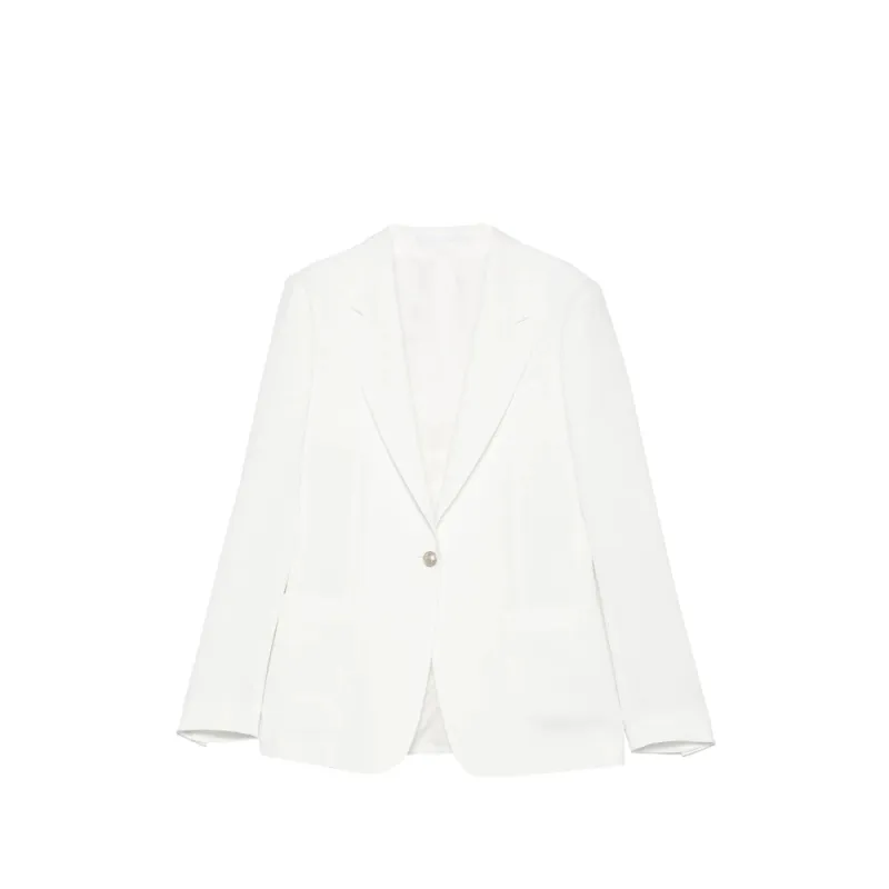 Blazer Single-Button White made by Tagliatore