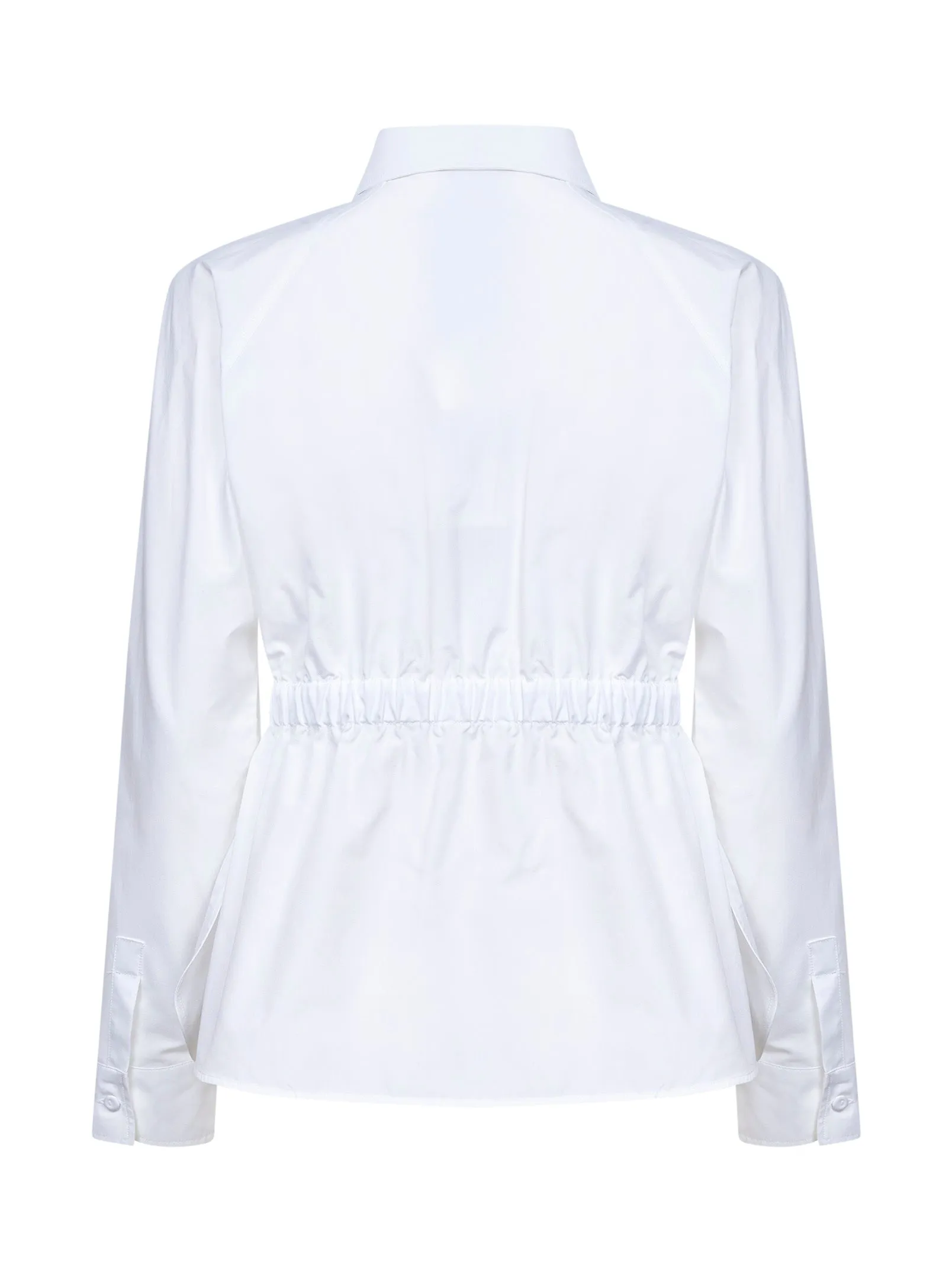 Shirt MXMTAZZINA White Cotton Poplin sold by Lord & Taylor product image thumbnail 2