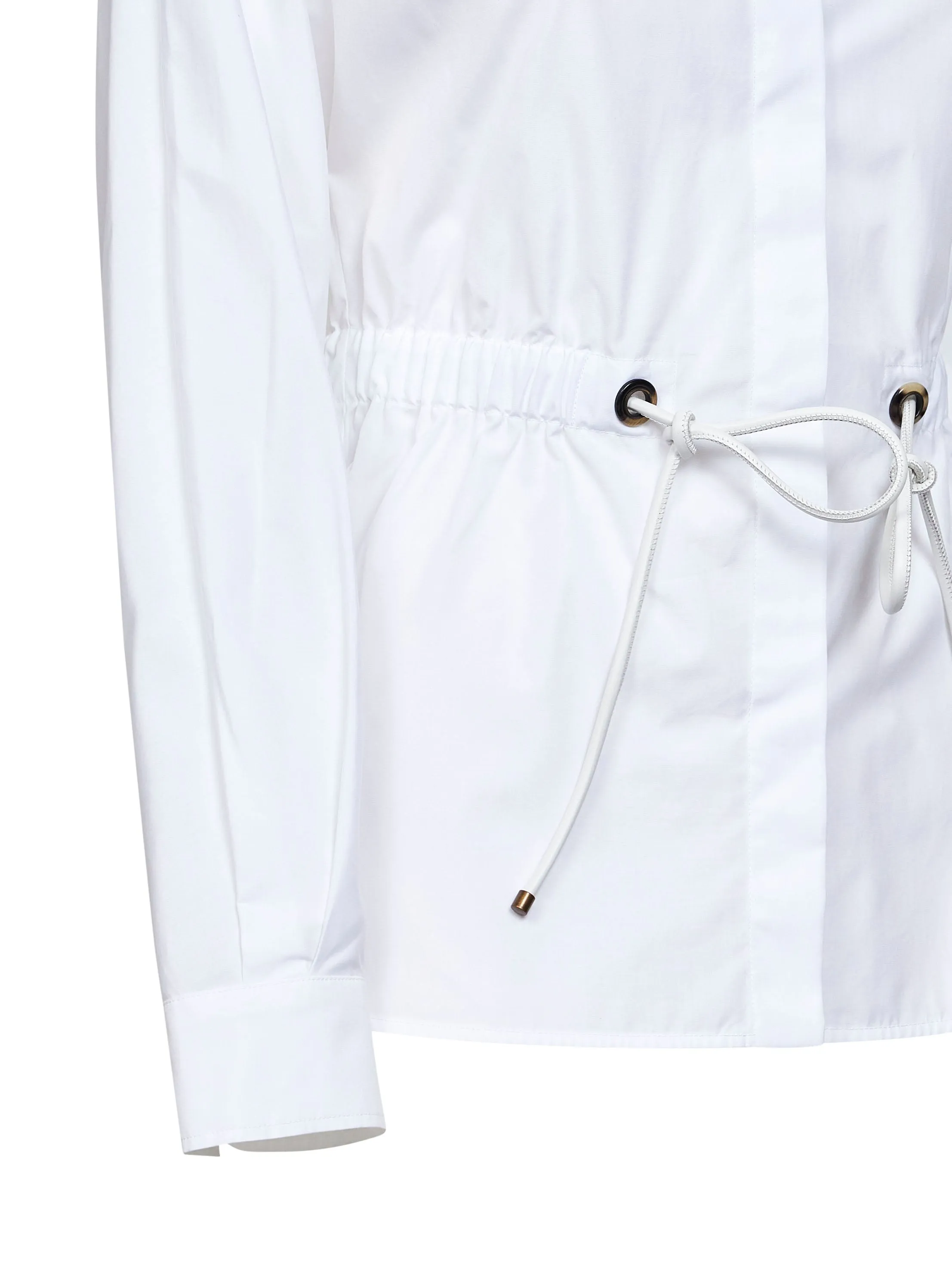 Shirt MXMTAZZINA White Cotton Poplin sold by Lord & Taylor product image thumbnail 3