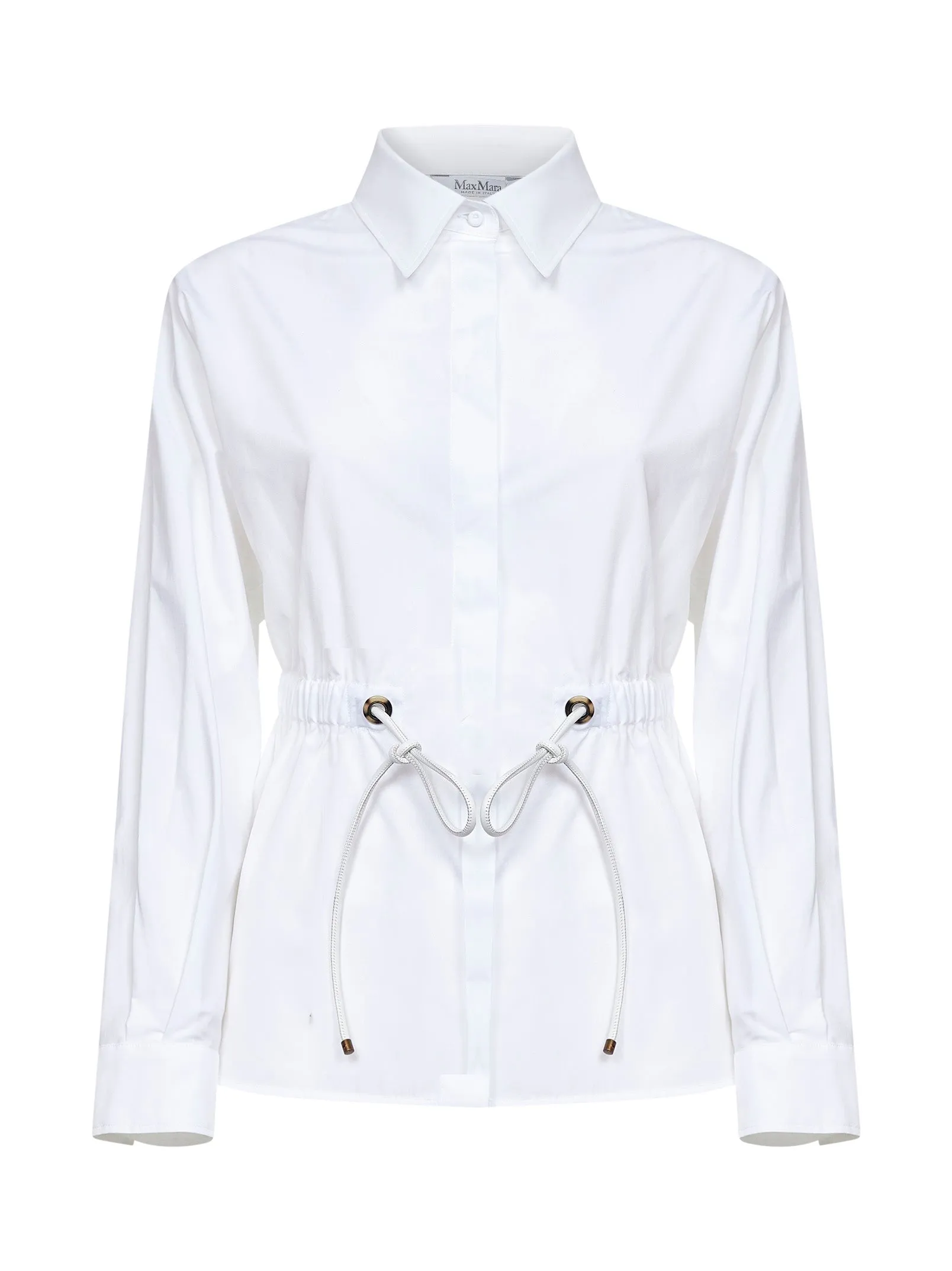 Shirt MXMTAZZINA White Cotton Poplin sold by Lord & Taylor