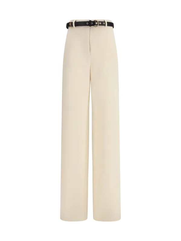 Wide-Leg Pants Beige made by MaxMara