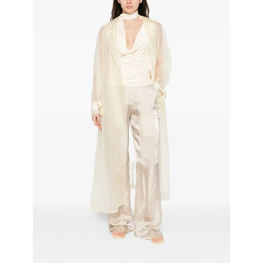 Beige Coat with Classic Lapels sold by Lord & Taylor product image thumbnail 2
