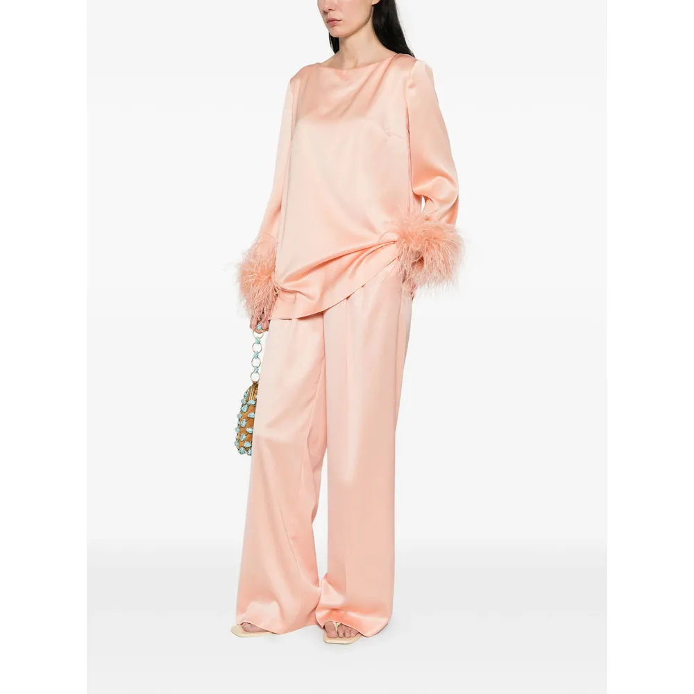 Wide-Leg Trousers Pink sold by Lord & Taylor product image thumbnail 3