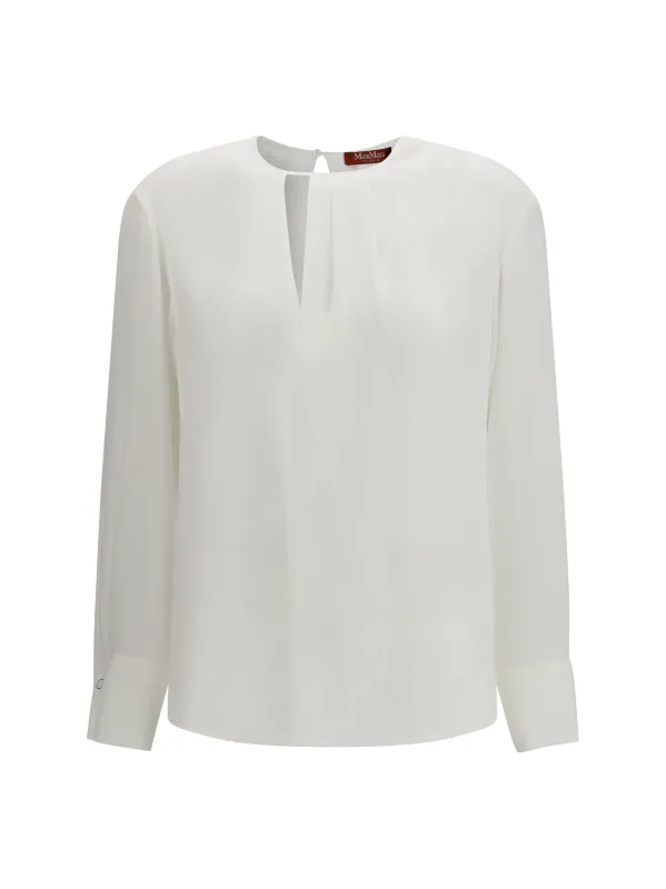 Crew-neck Blouse Natural made by MaxMara