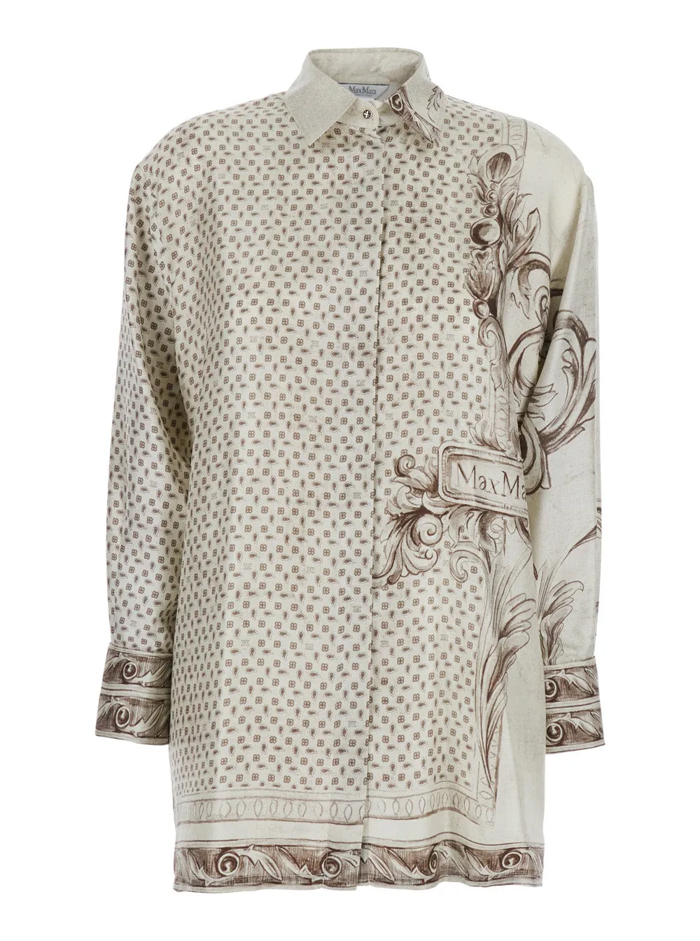 Shirt Gardo White Silk sold by Lord & Taylor