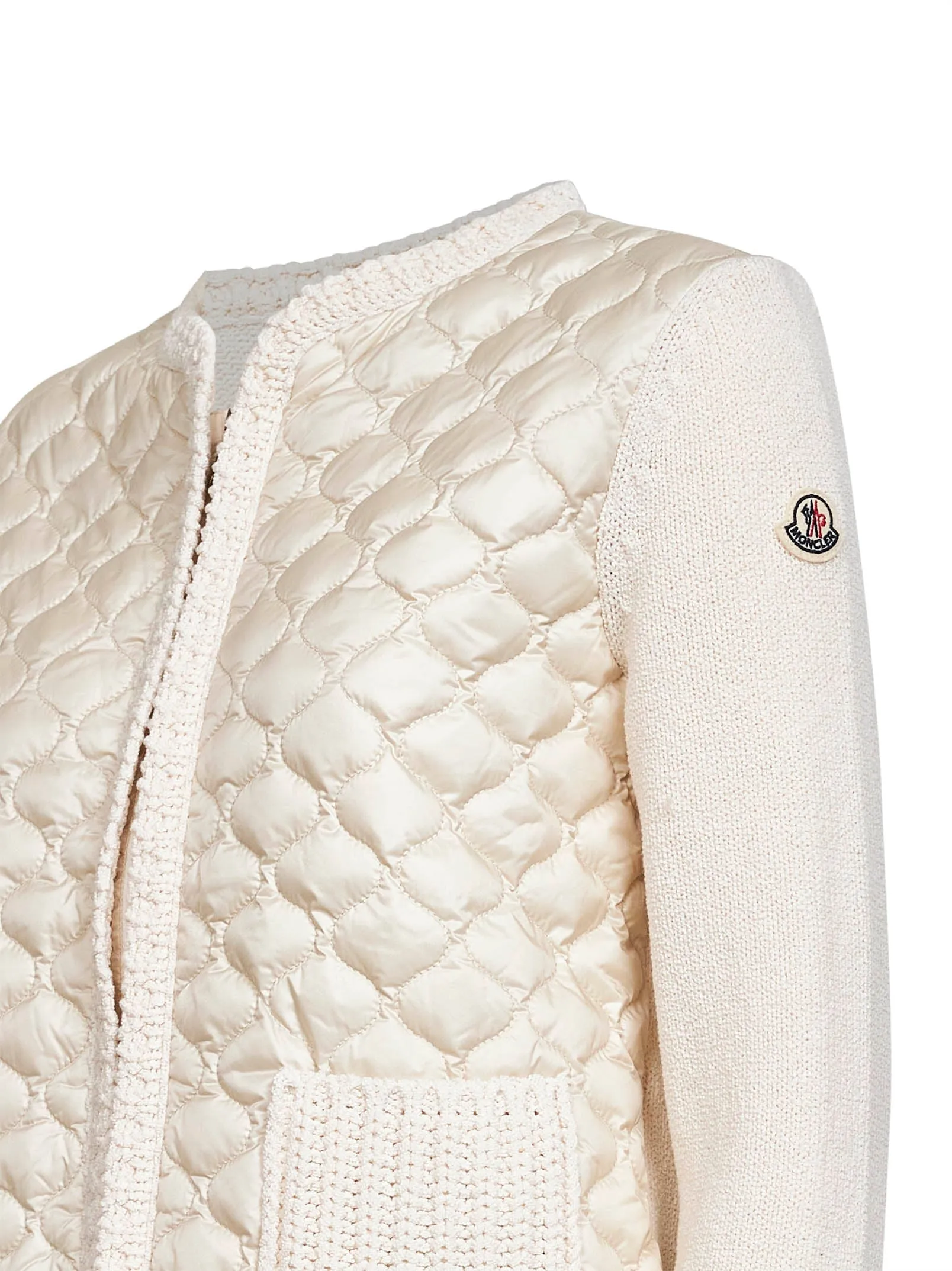 Cardigan Quilted Padded Ivory sold by Lord & Taylor product image thumbnail 3