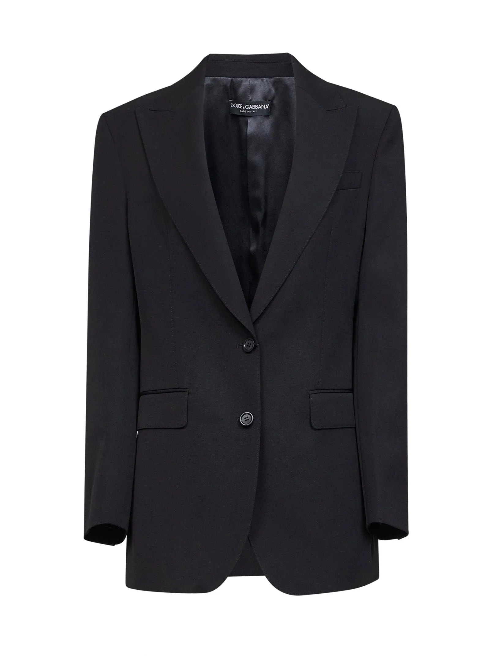 Black Wool Gabardine Jacket sold by Lord & Taylor