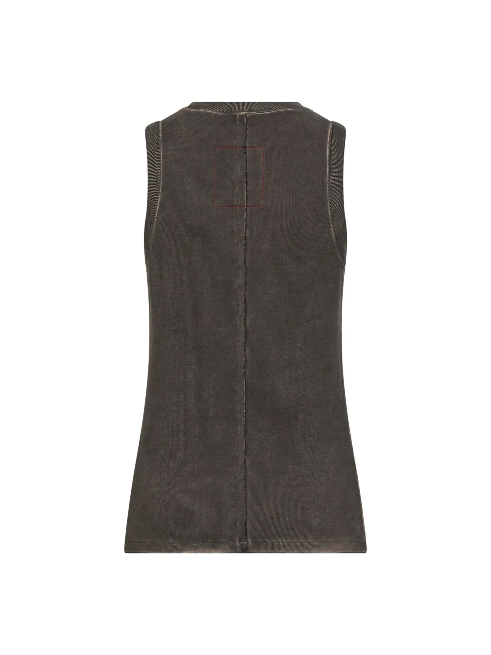 Grey Brown Washed Ribbed Jersey Top sold by Lord & Taylor product image thumbnail 2