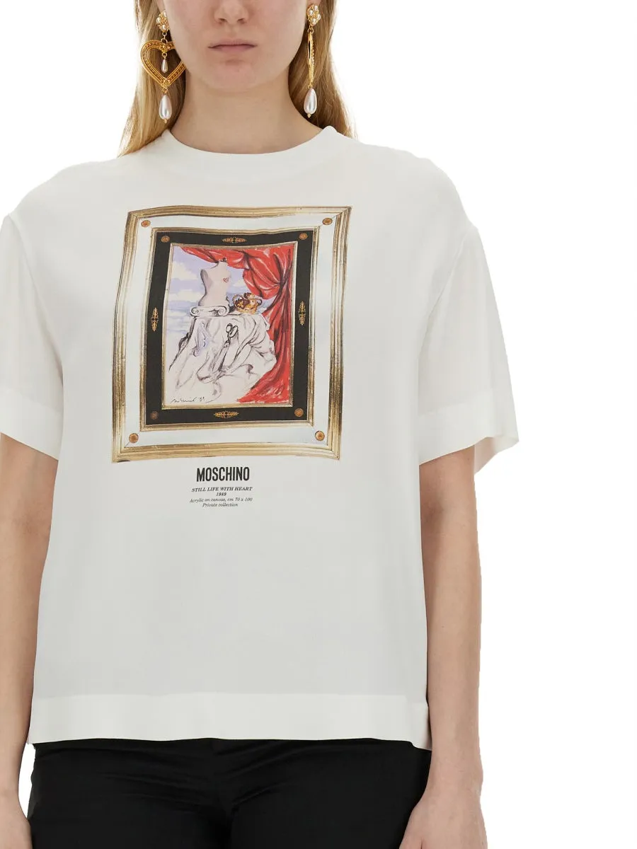 Satin Blouse Still Life with Heart sold by Lord & Taylor product image thumbnail 3