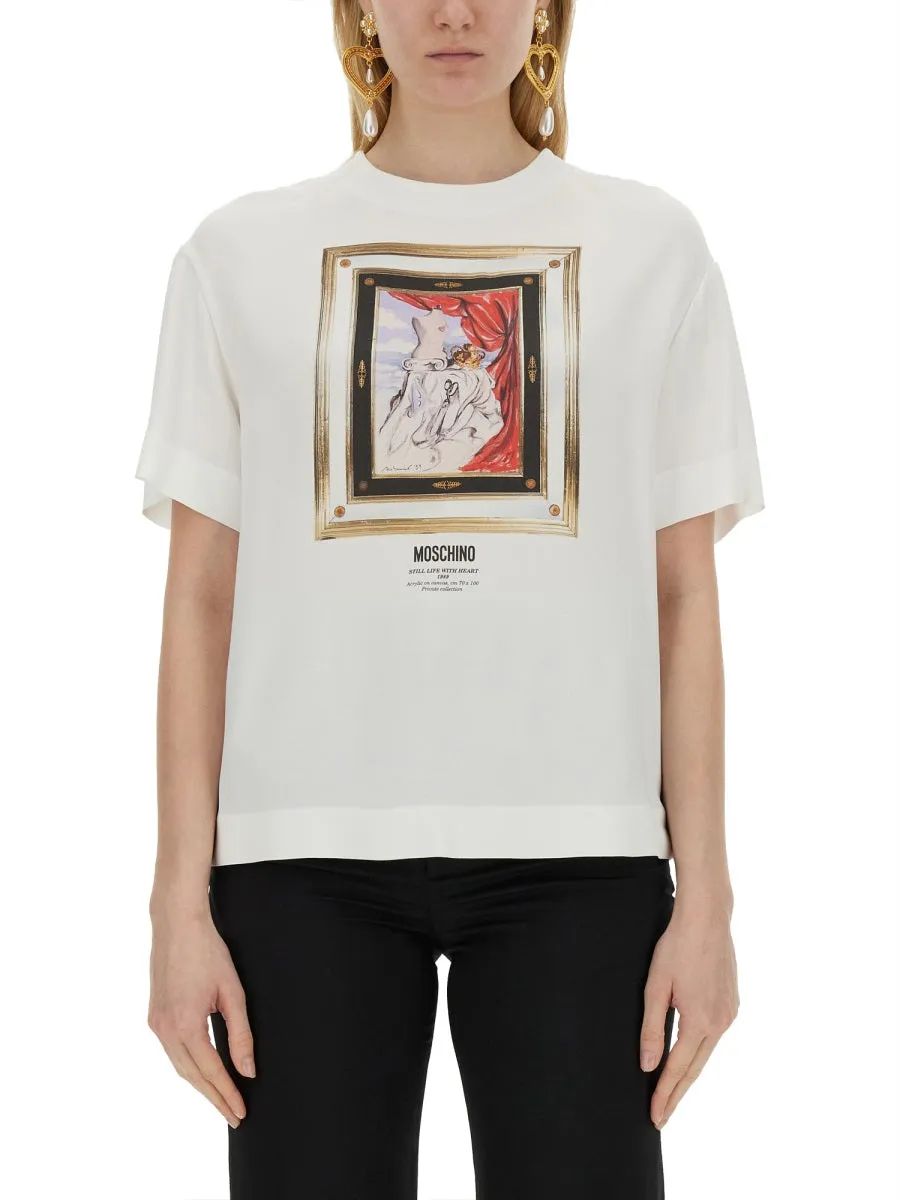 Satin Blouse Still Life with Heart sold by Lord & Taylor