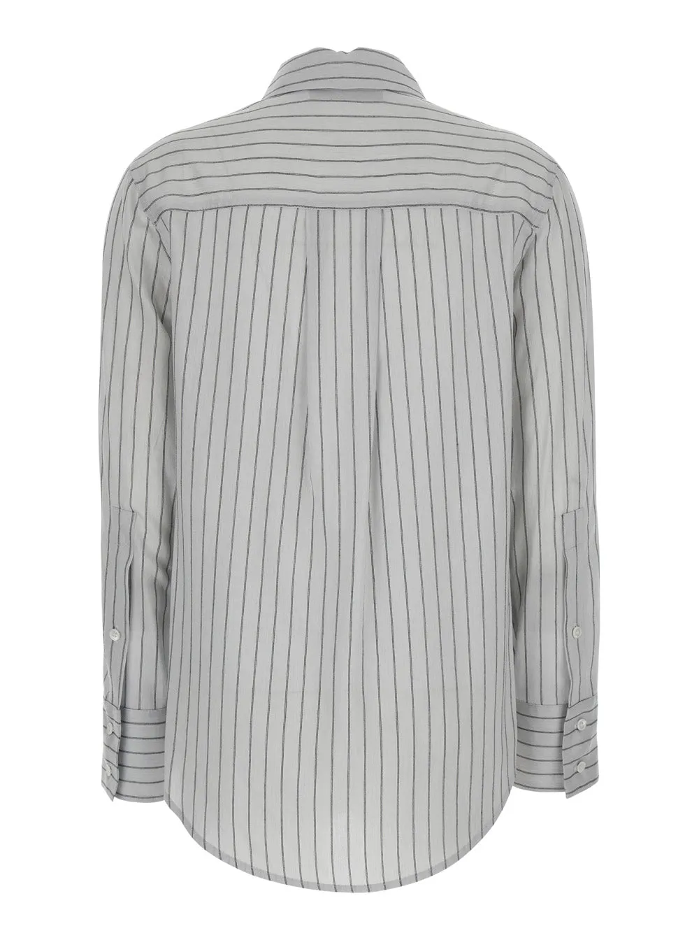 Shirt Lyocell-Silk Grey sold by Lord & Taylor