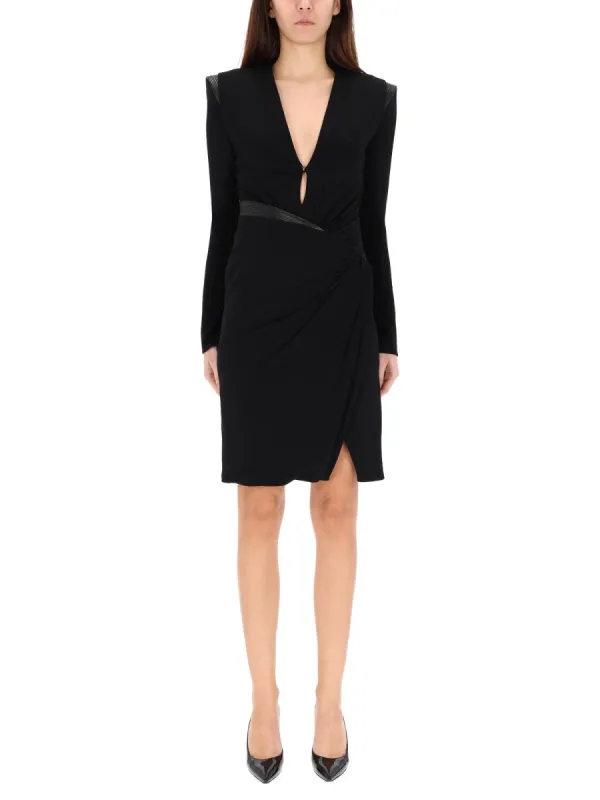 V-Neck Mini Dress made by Versace