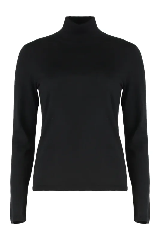 Cashmere Long-Sleeved High Collar Top made by MaxMara
