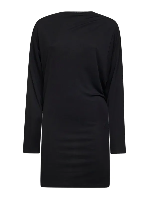 Black Cowl-Back Mini Dress made by Jacquemus