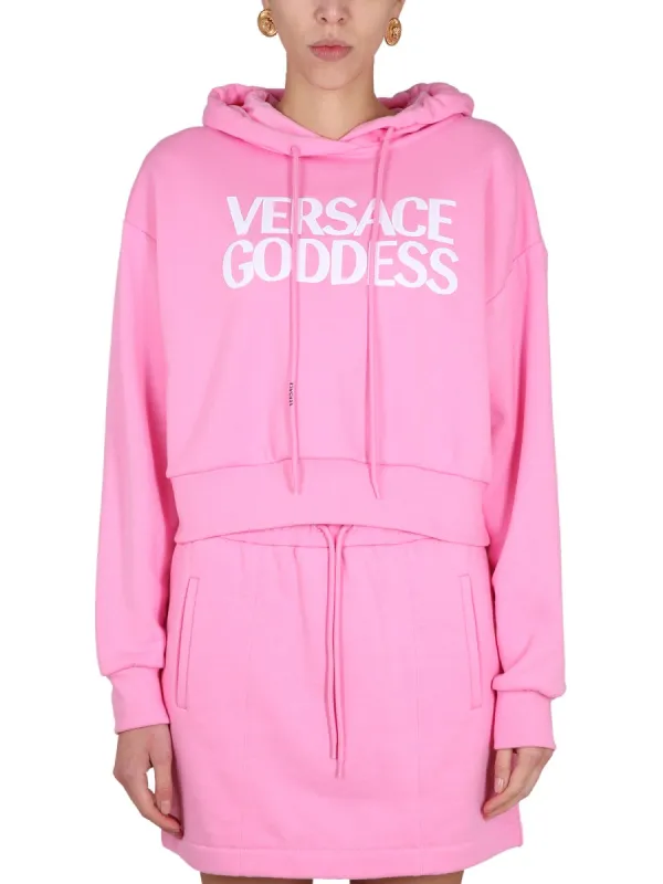 Cropped Sweatshirt made by Versace