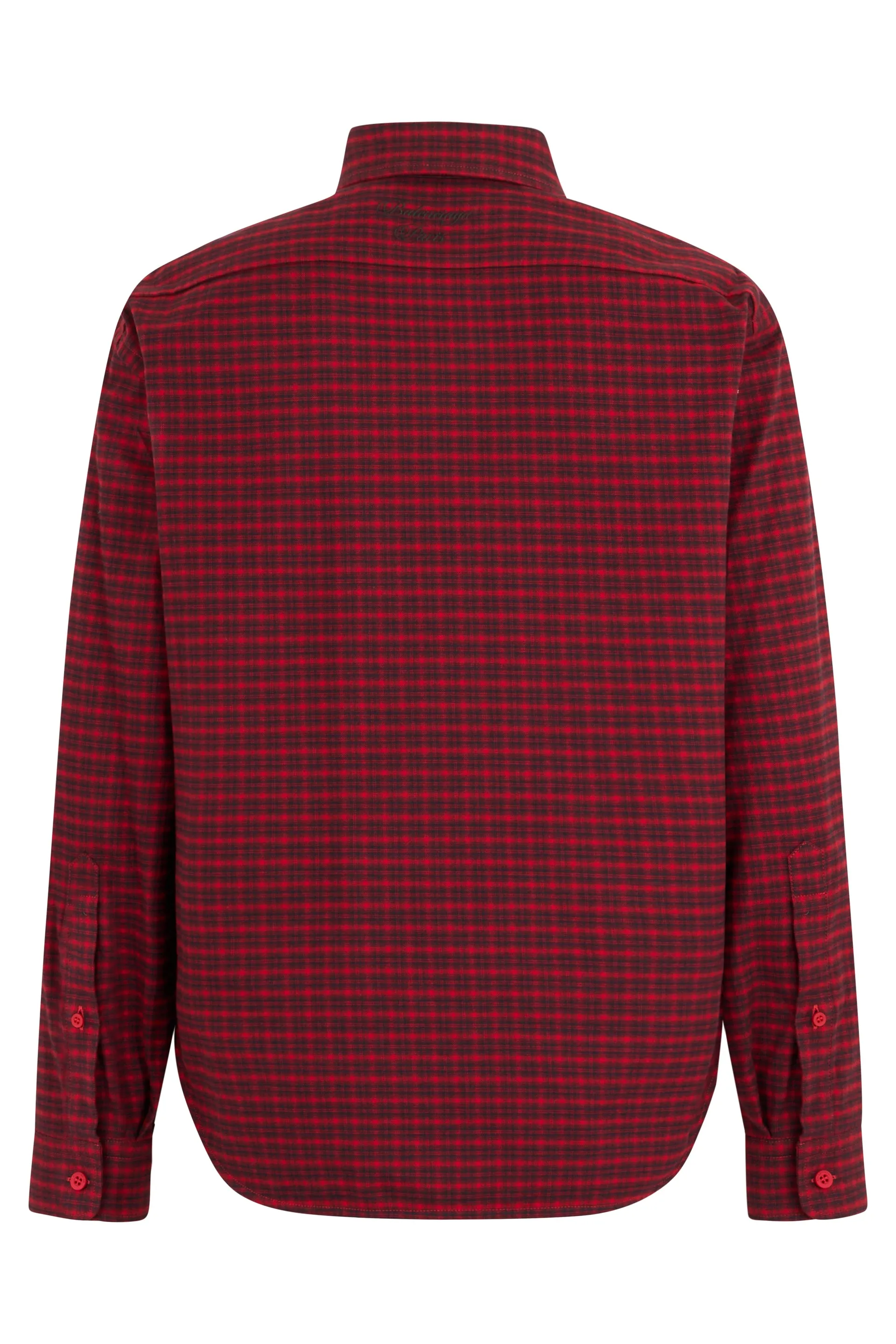Checked Shirt Burgundy sold by Lord & Taylor product image thumbnail 2