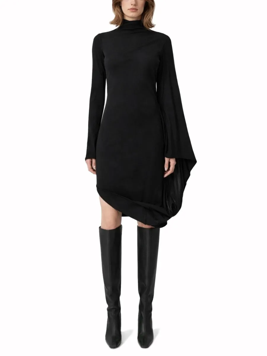 Asymmetrical Dress in Black sold by Lord & Taylor product image thumbnail 3