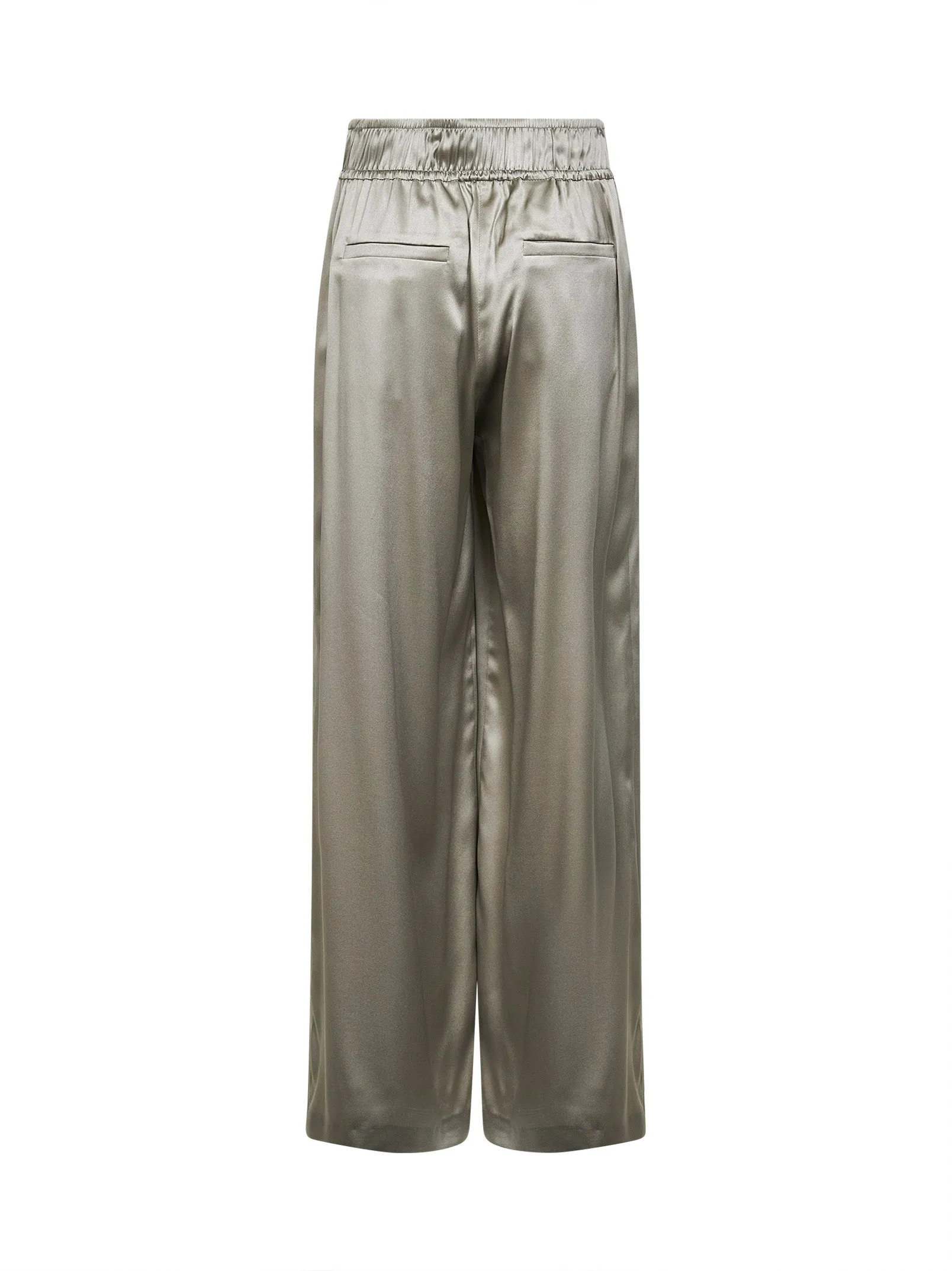 Trousers Track Olive Green Silk Satin sold by Lord & Taylor product image thumbnail 2