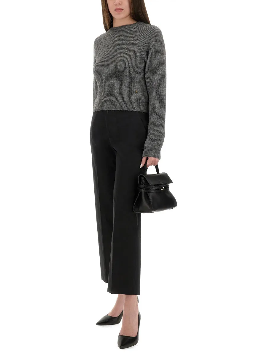 Cropped Shirt in Grey sold by Lord & Taylor product image thumbnail 4