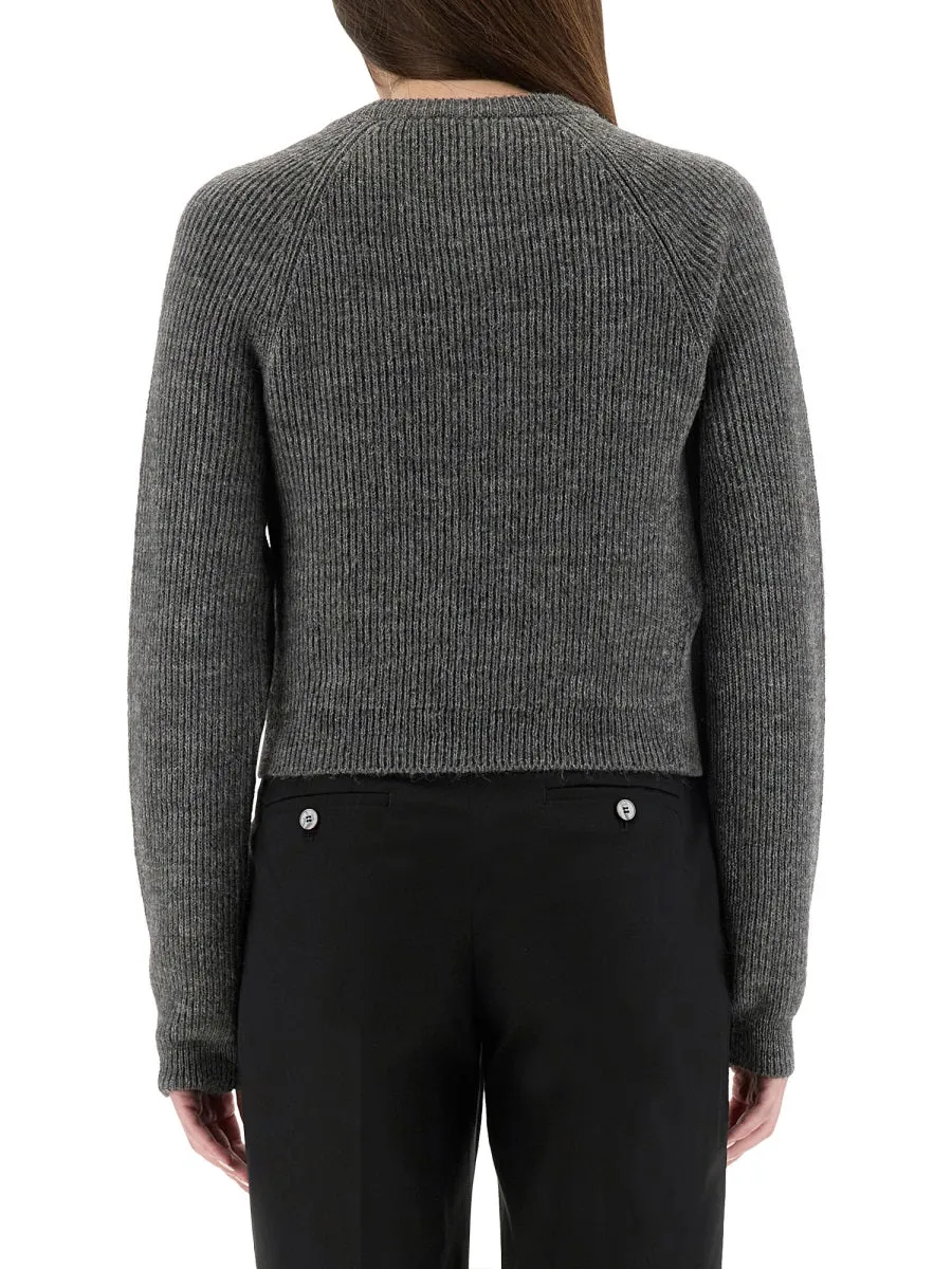 Cropped Shirt in Grey sold by Lord & Taylor product image thumbnail 2