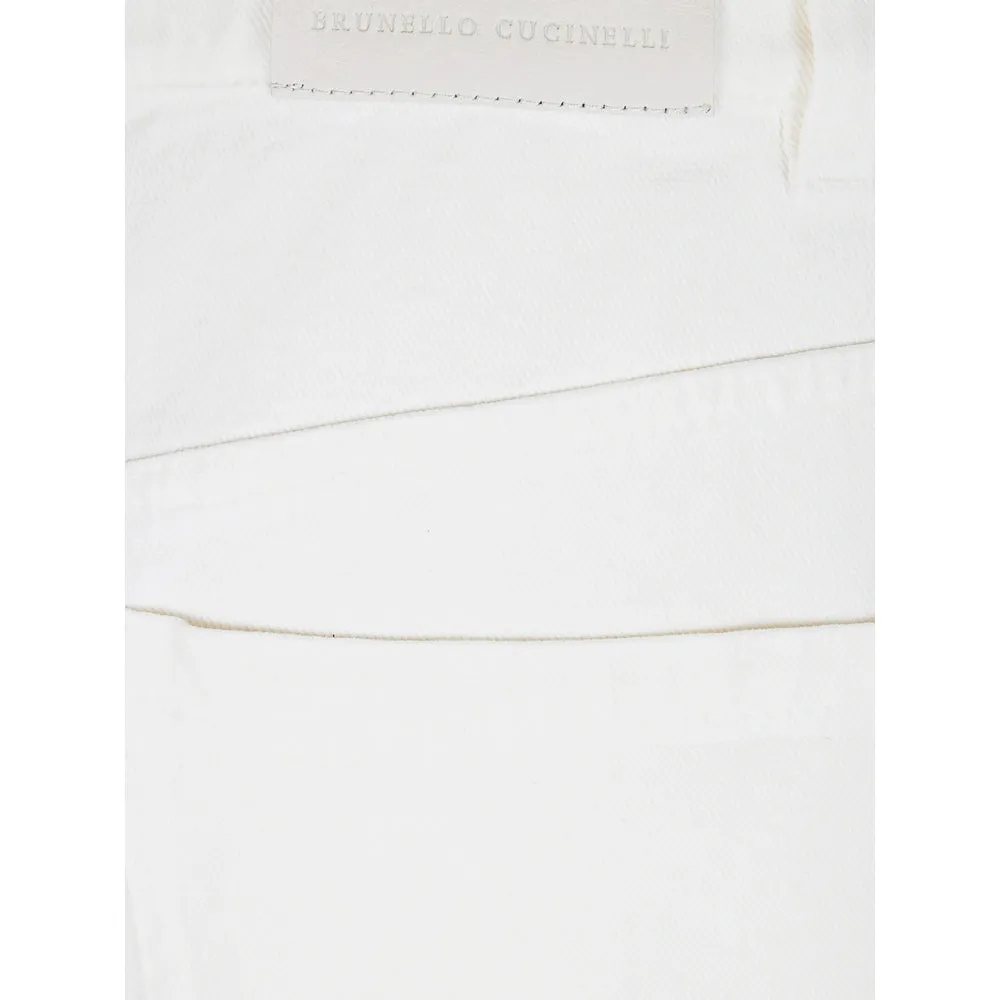 White Wide Leg Trousers with Belt Loops sold by Lord & Taylor product image thumbnail 3