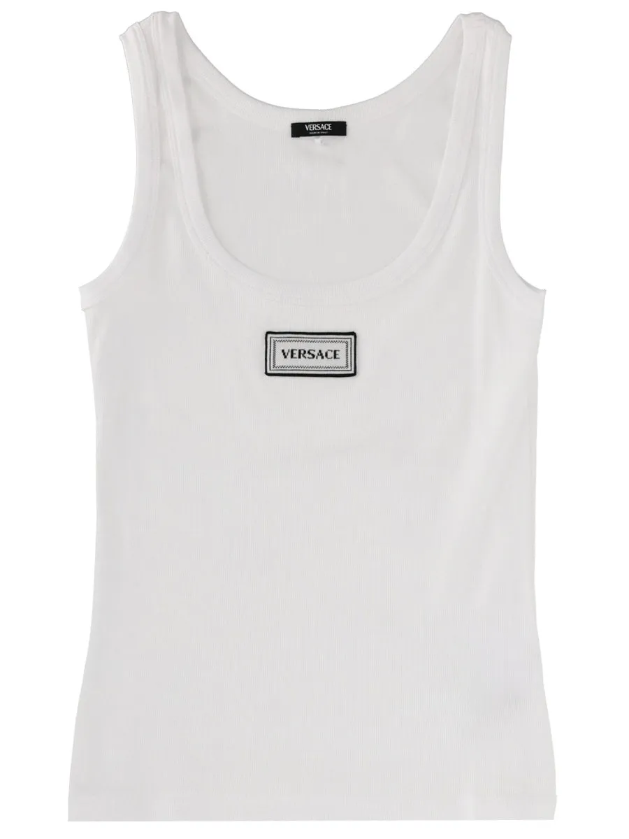 Tank Top with Logo White sold by Lord & Taylor