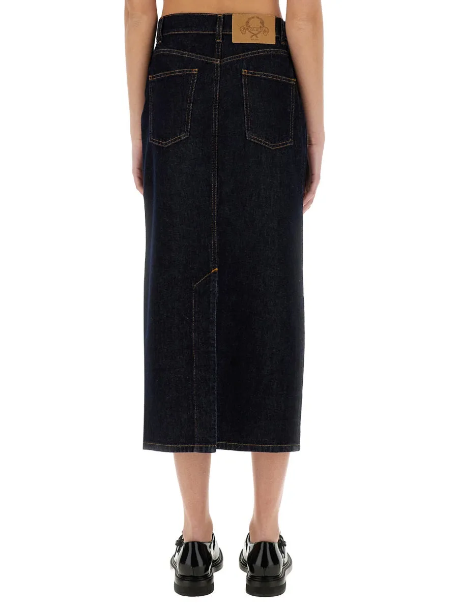 Long Denim Skirt sold by Lord & Taylor product image thumbnail 2