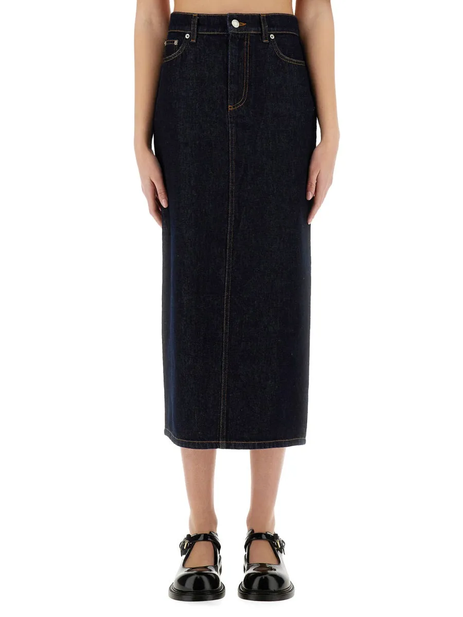 Long Denim Skirt sold by Lord & Taylor