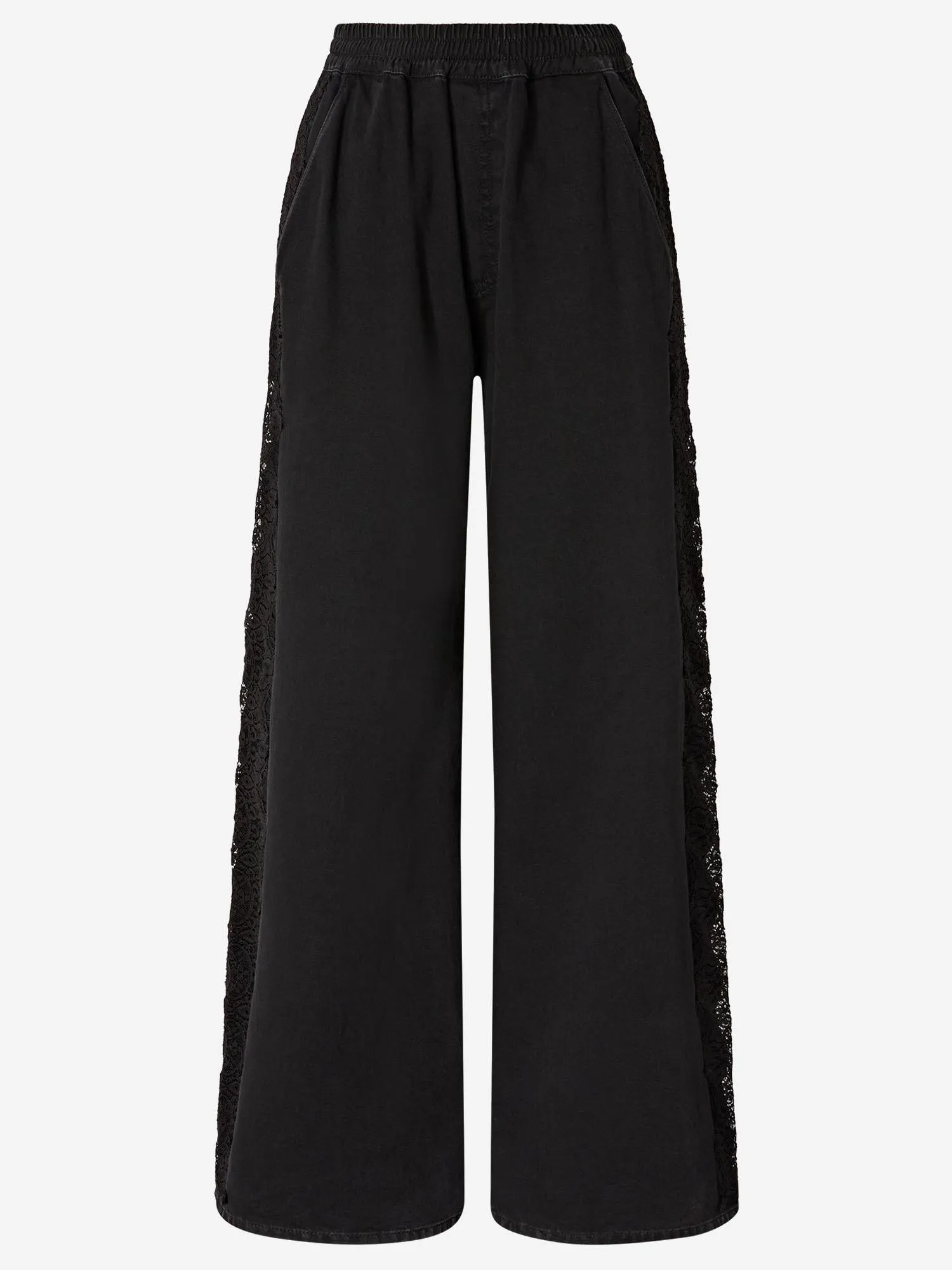 Denim Trousers Black sold by Lord & Taylor