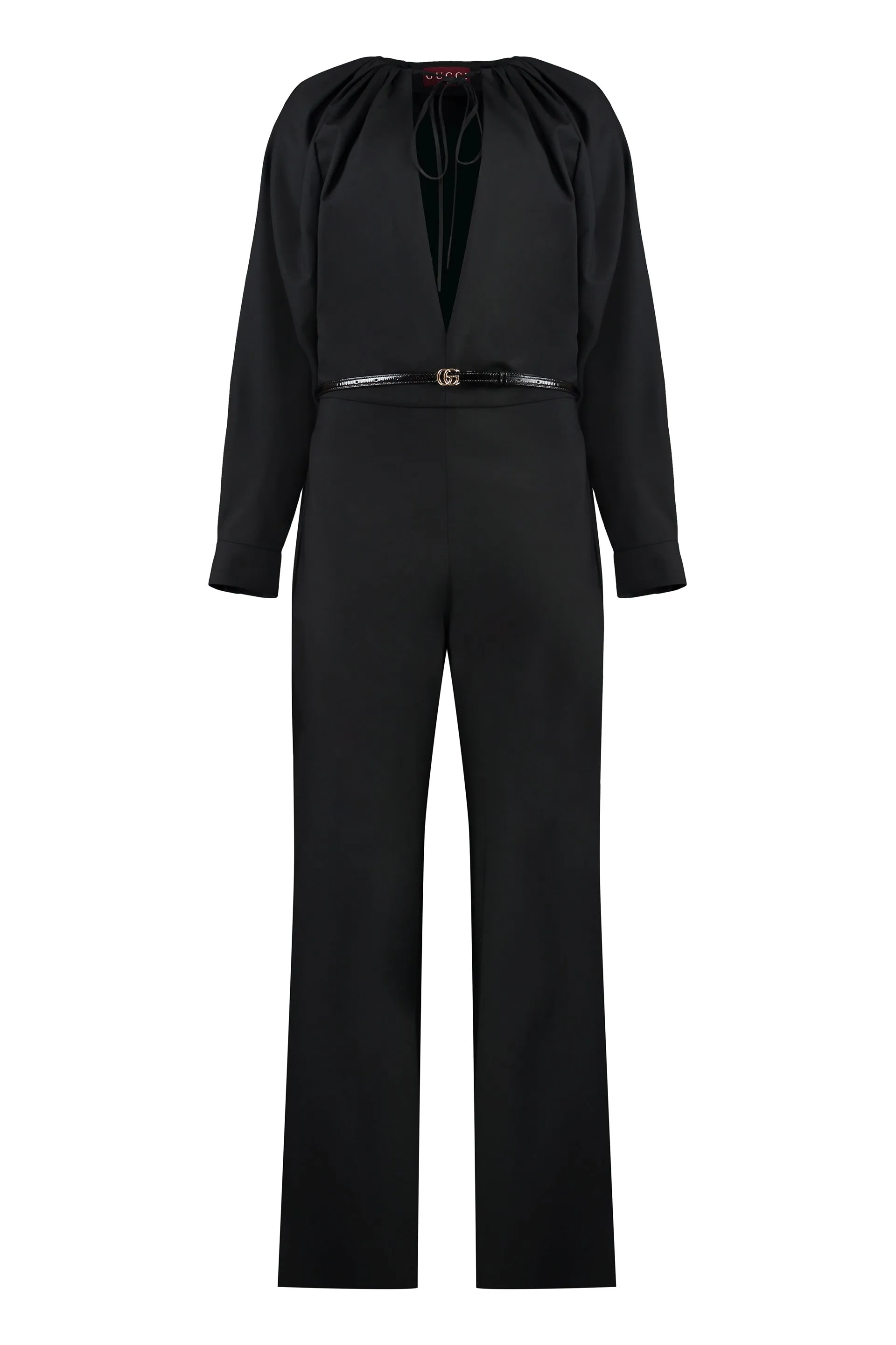 Wool Jumpsuit with Bow Fastening sold by Lord & Taylor