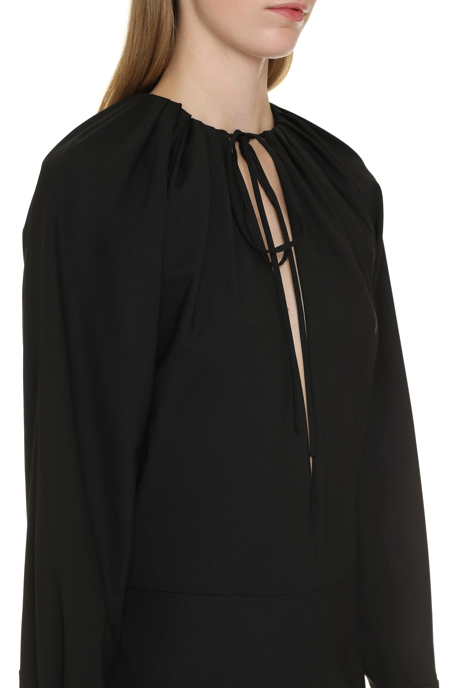 Wool Jumpsuit with Bow Fastening sold by Lord & Taylor product image thumbnail 5