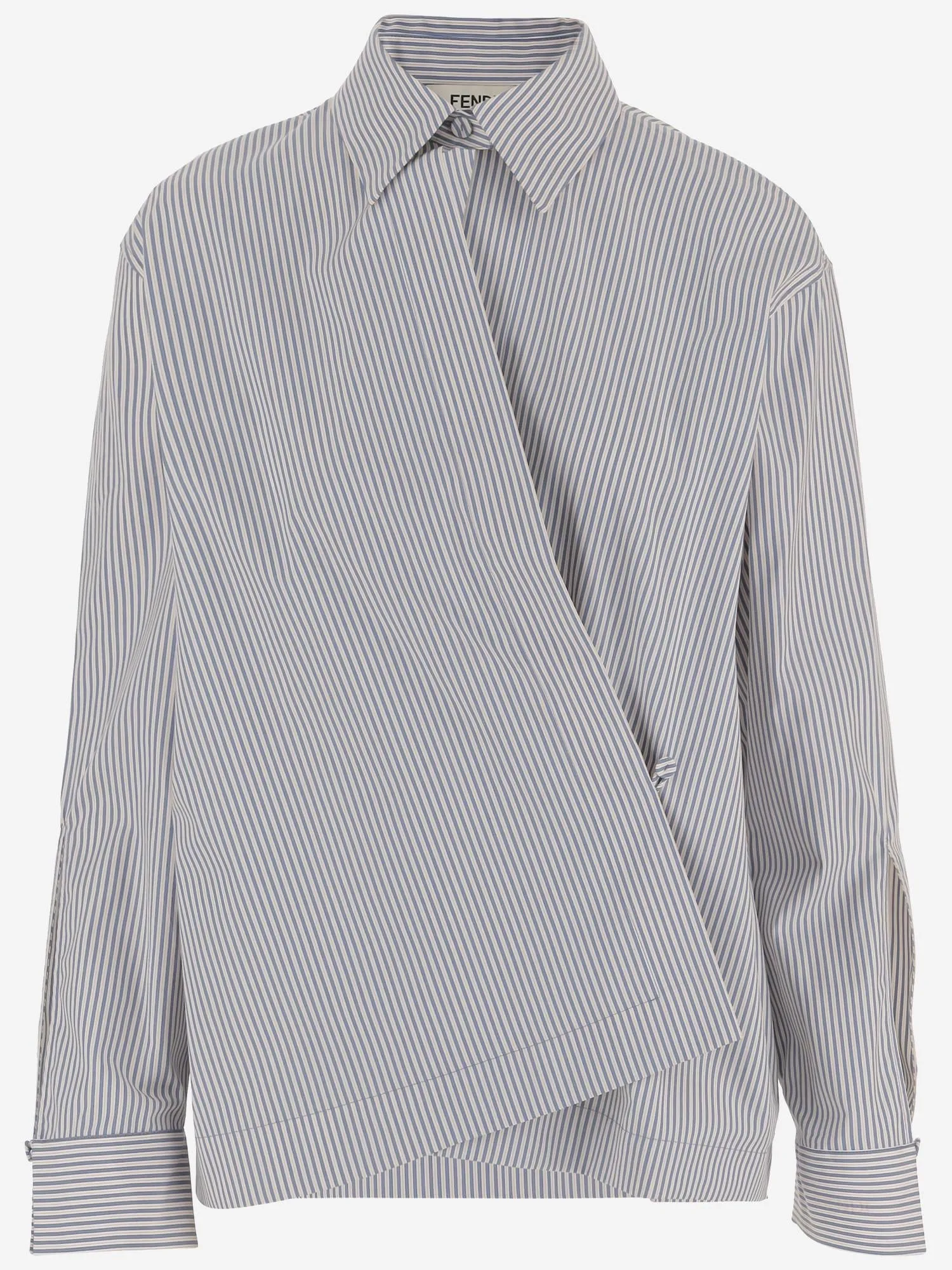 Cotton Shirt with Striped Pattern sold by Lord & Taylor